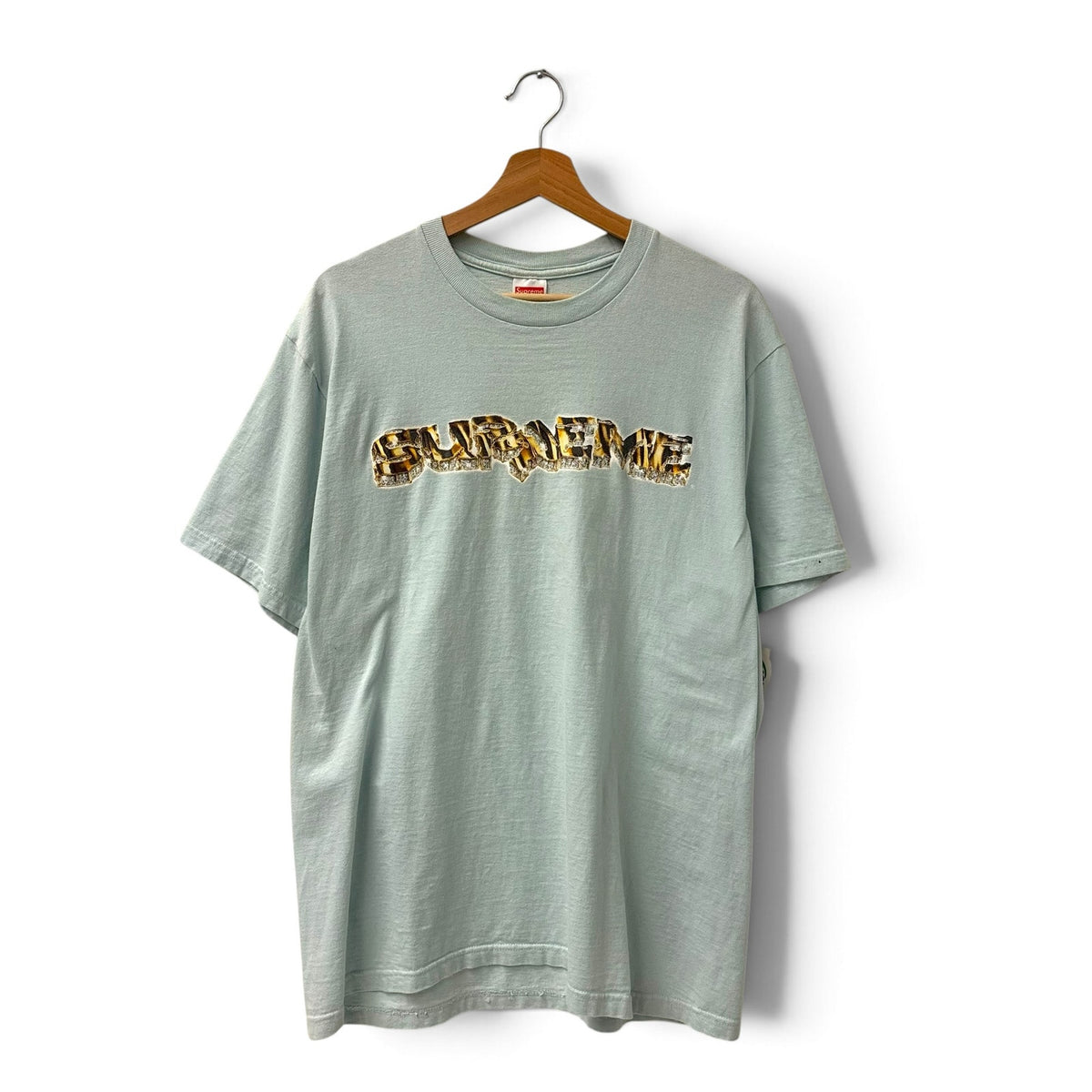 Supreme Diamod Tee Pale Blue FW21 L