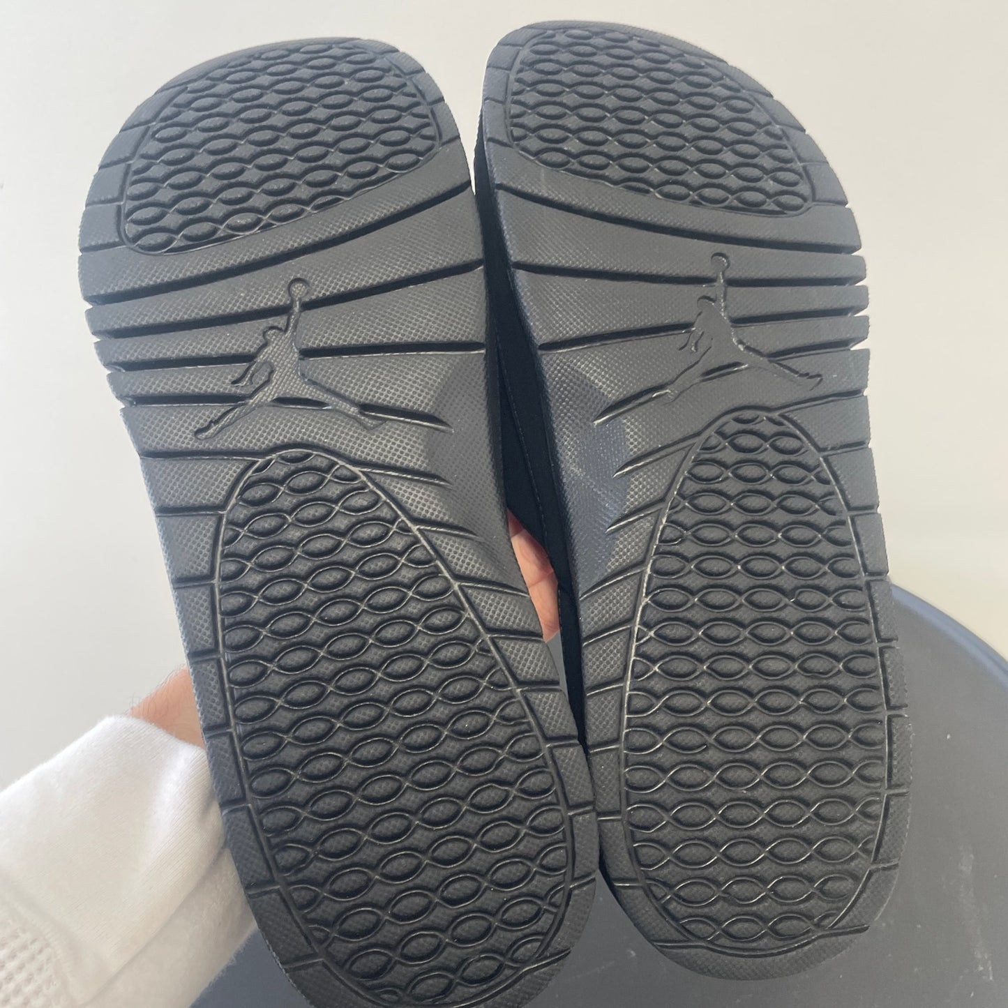 Nike Jordan Hydro 8 Retro Slides Bred Men's Size 13 Black Red