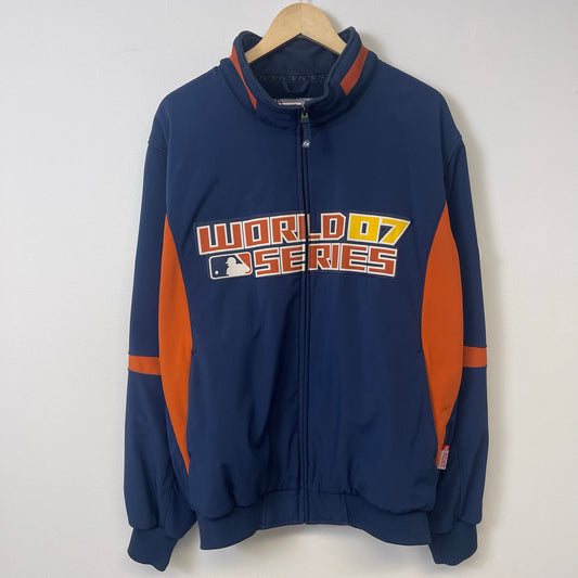MLB World Series Jacket Blue Baseball jacket XL