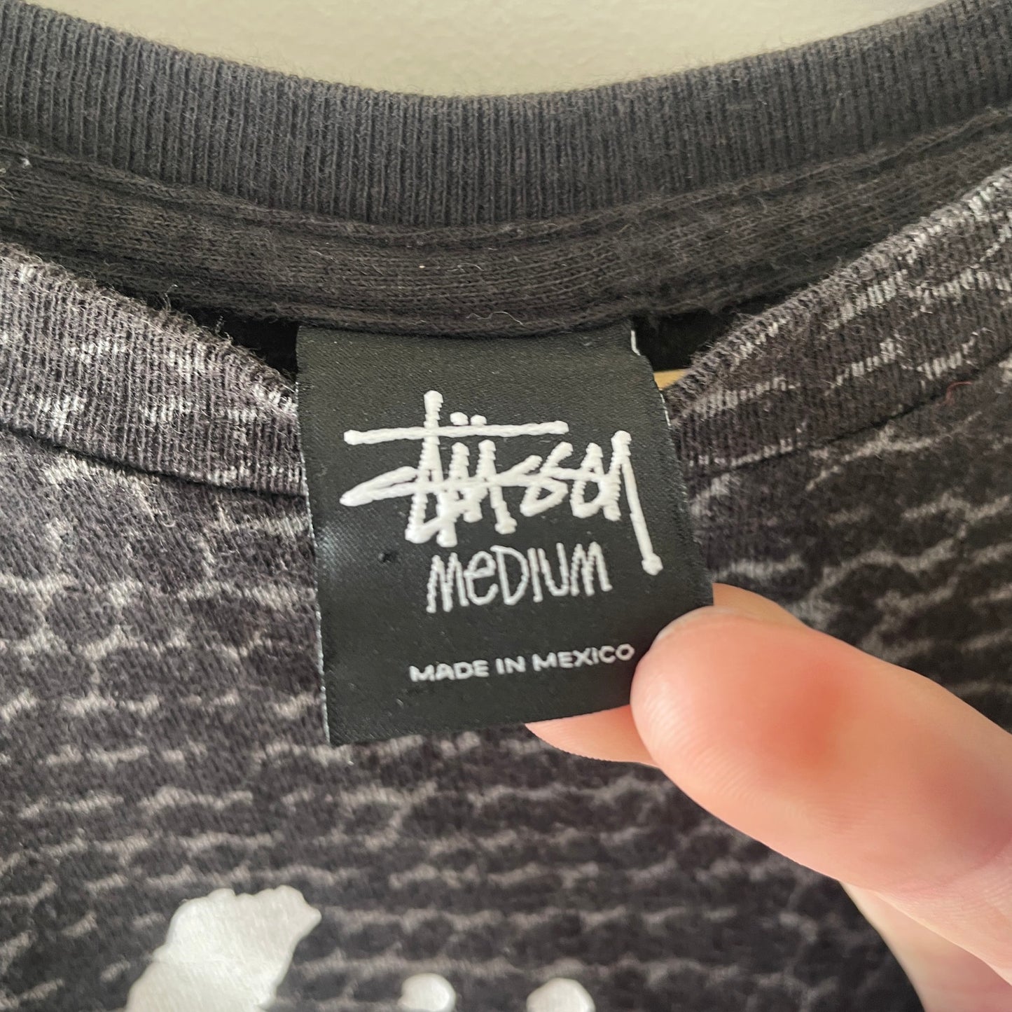 Stussy x CLOT year of the snake t shirt black M