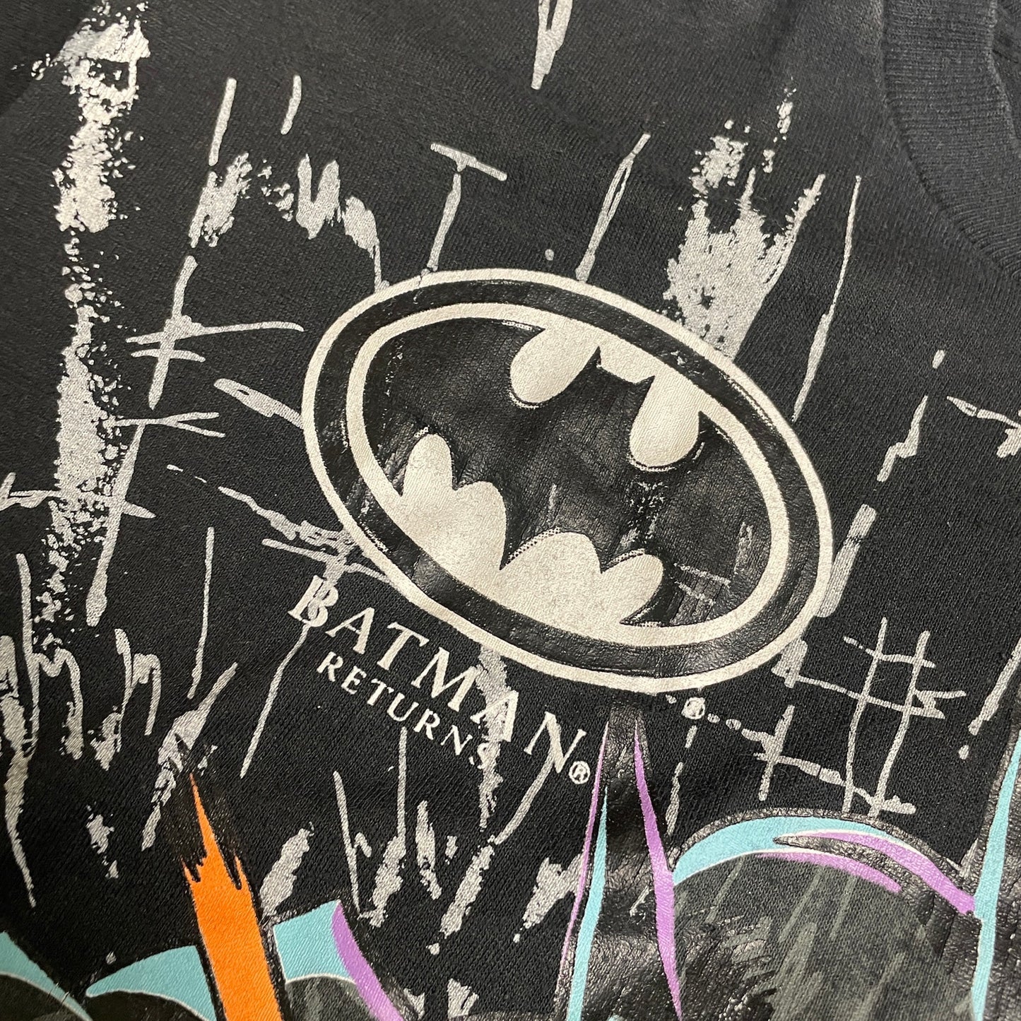 1992 NOVEL TEES Batman t shirt XS