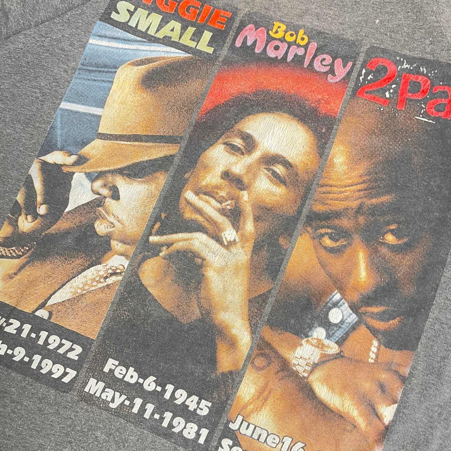 90s lugs Tupac B.I.G Marley tee XL