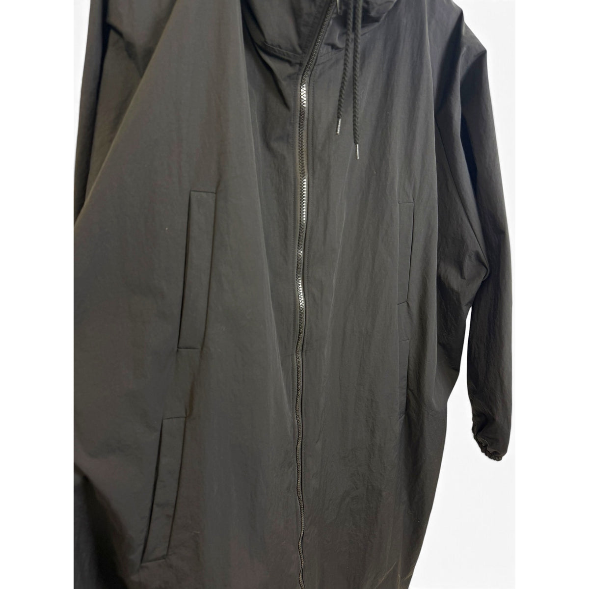 Yzy Trench Rain Coat Black 3/Xl