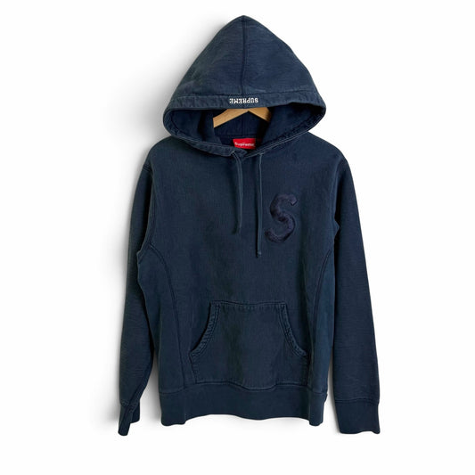 Supreme Navy S Logo Sweatshirt S