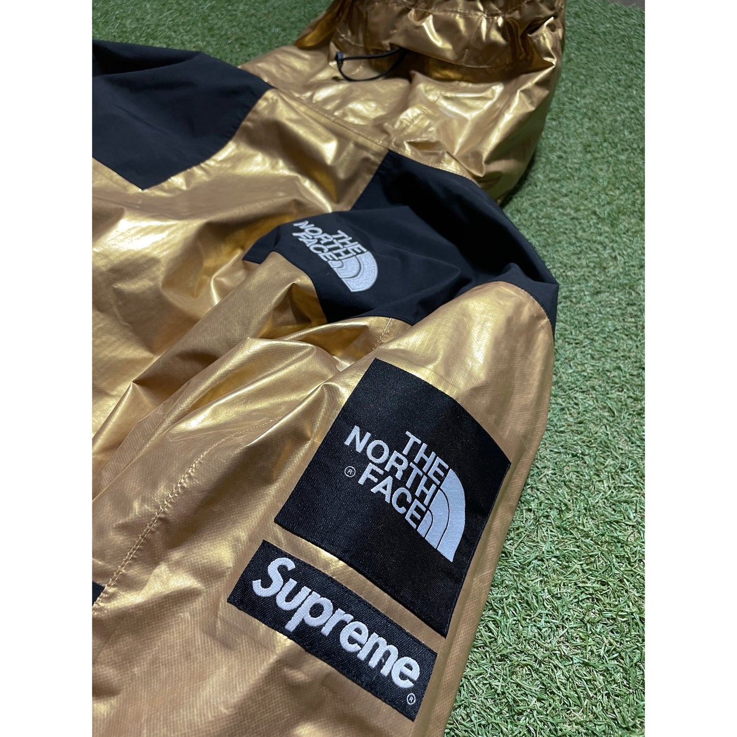 2018 gold Supreme X The North Face