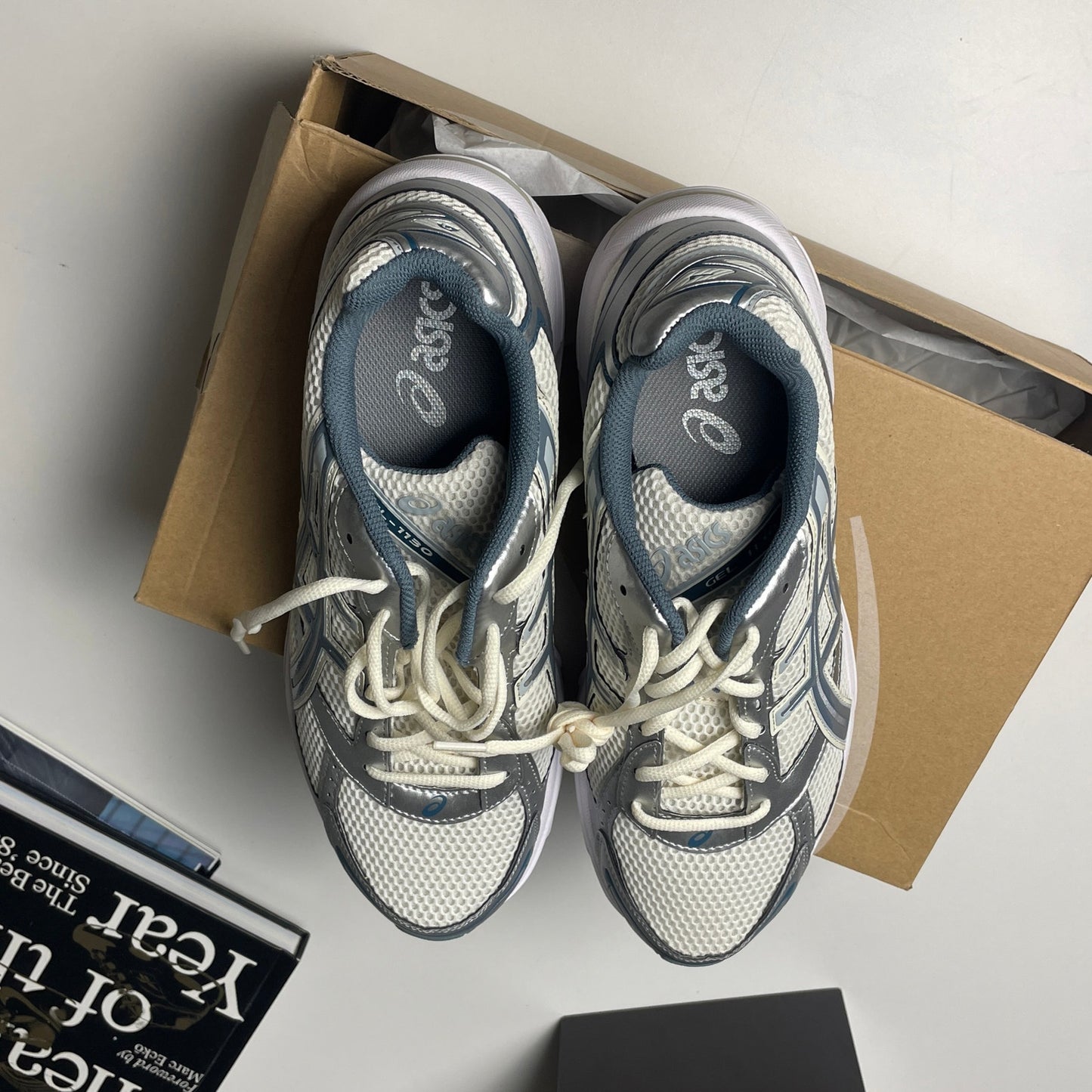 Asics gel-1130 cream ironclad 9, 10, 11, 12 DS
