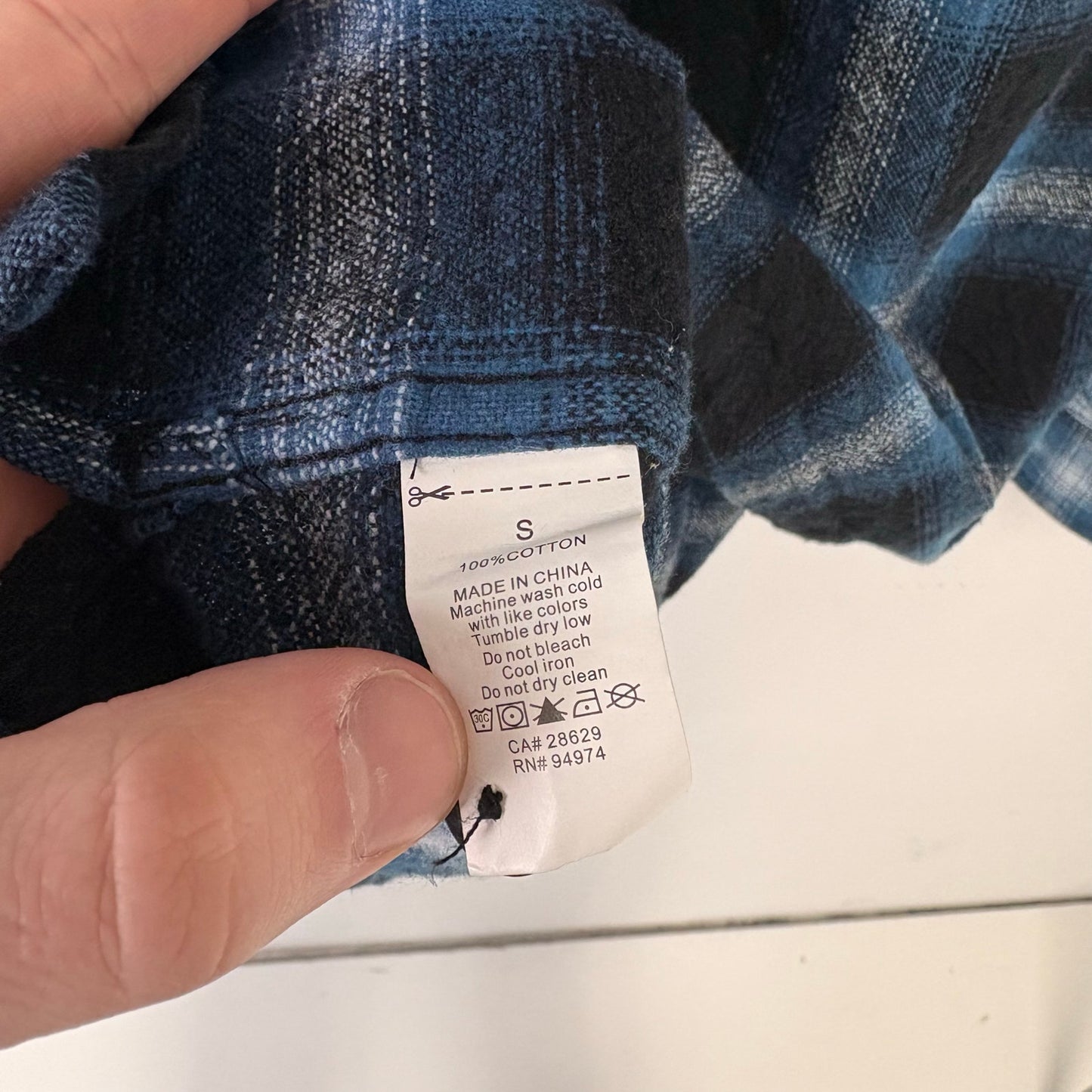 Stussy Flannel Plaid Zipper Shirt M