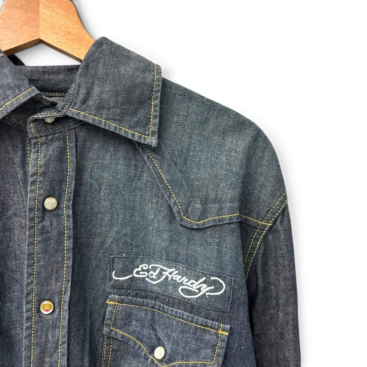 Ed Hardy Lion Jean Jacket S