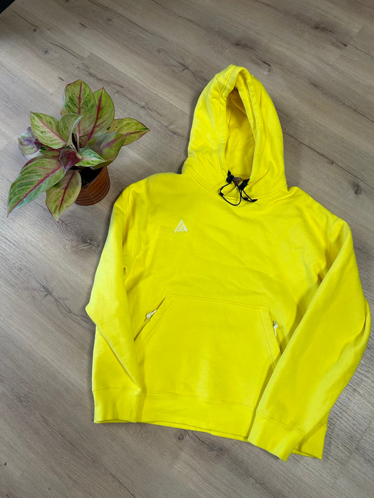 Nike ACG yellow hoodie (M)