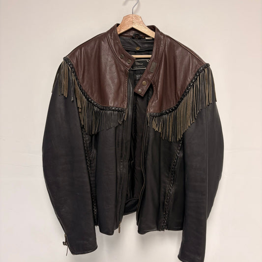Vintage Harley Davidson Willie Motorcycle Jacket XL