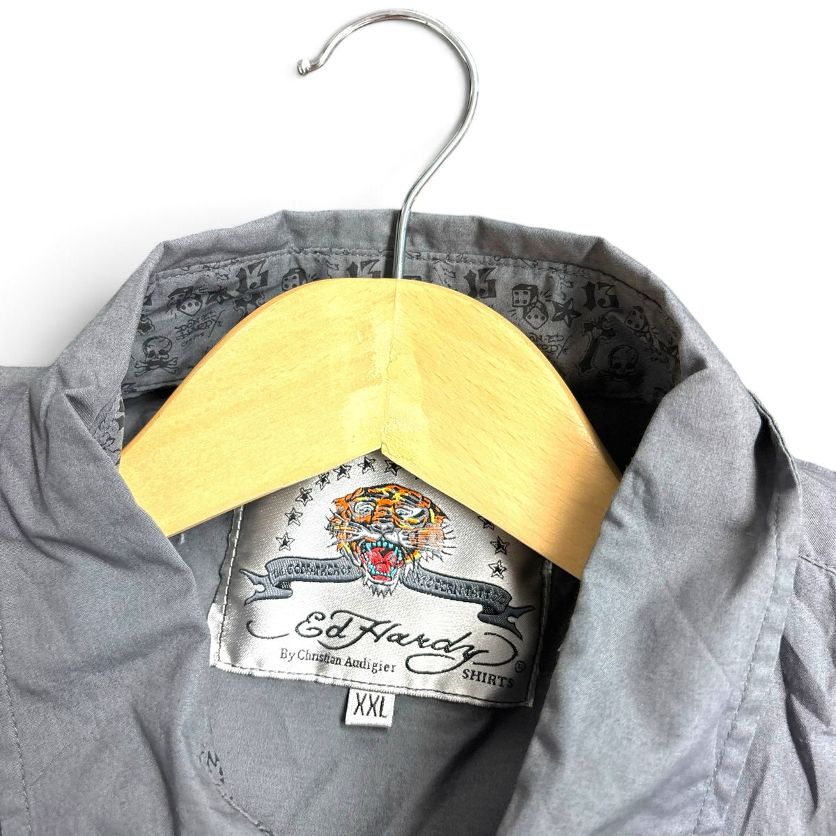 Vintage Ed Hardy Button Up Shirt XXL
