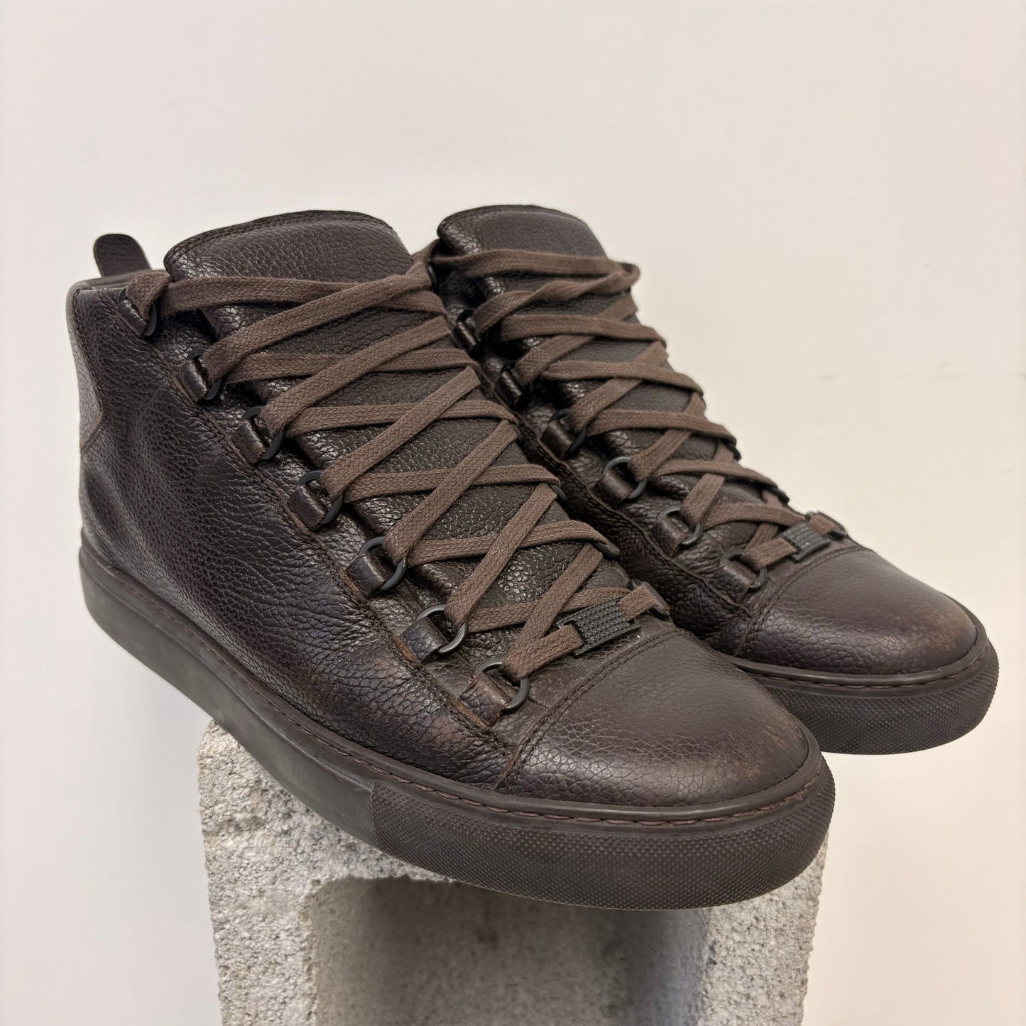 Balenciaga Arena High Brown Sneaker 8