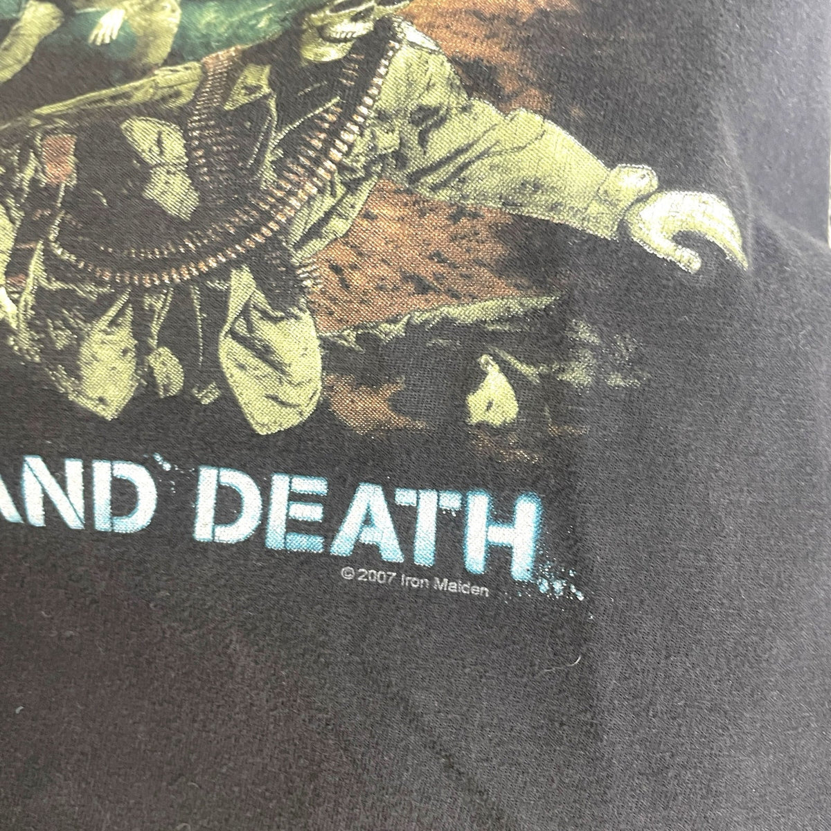 2006 Iron Maiden "A Matter of Life and Death" Tour Shirt M