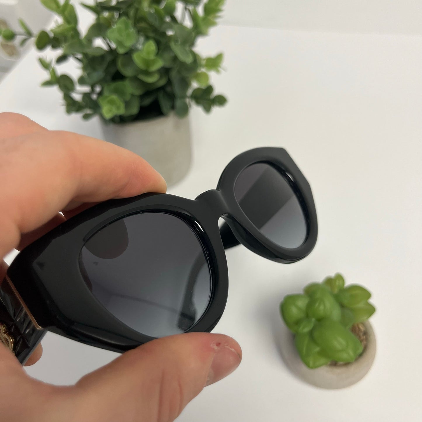 Burberry MEADOW Black/Grey Shaded Sunglasses
