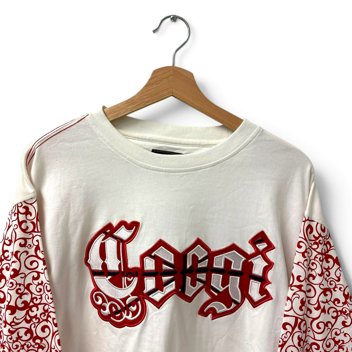 Vintage Coogi Spellout Long Sleeve Shirt XL