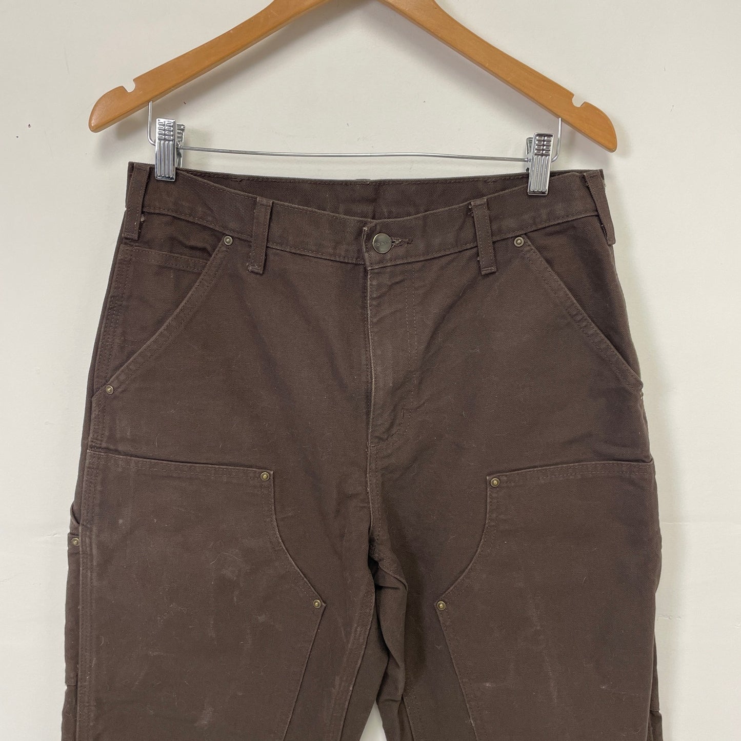 Carhartt double knee mocha brown 32
