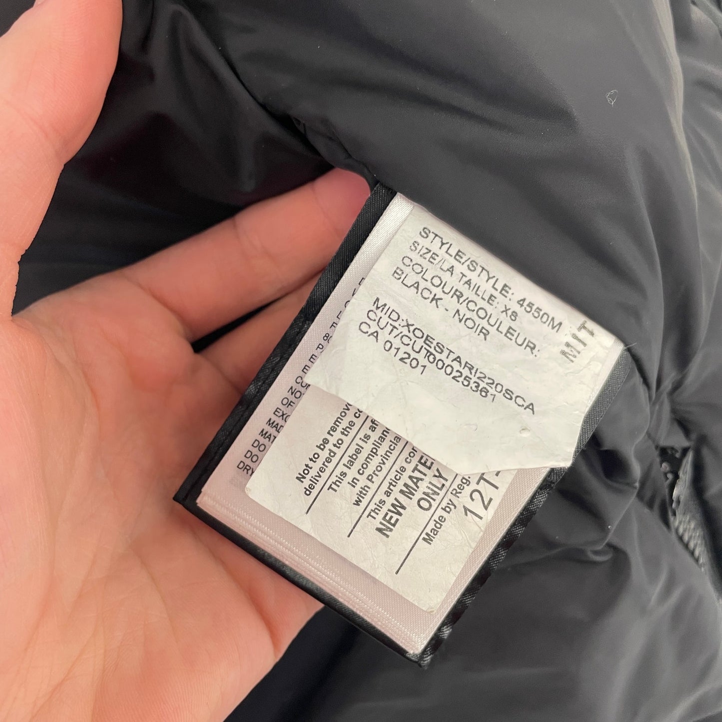 Canada goose maitland black parka puffer jacket XS