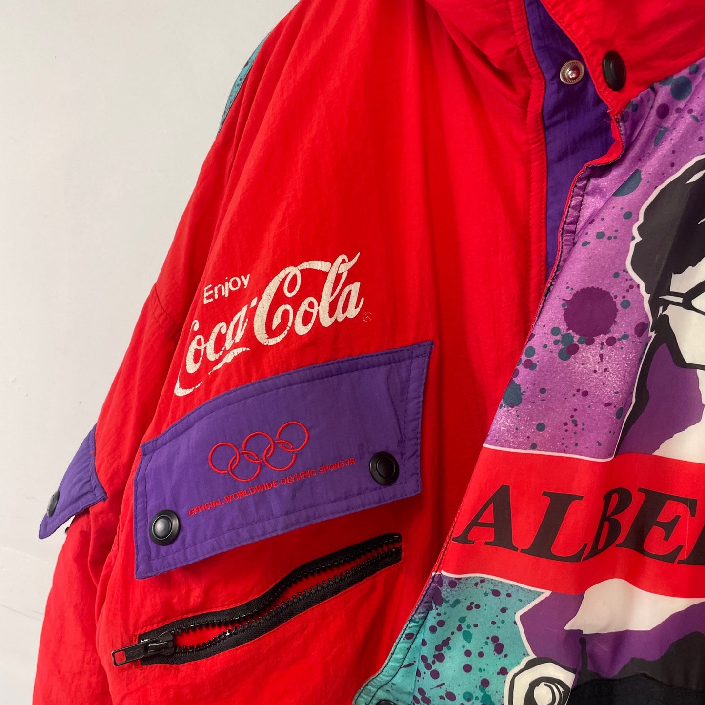 Vintage Coca Cola Olympics Jacket M