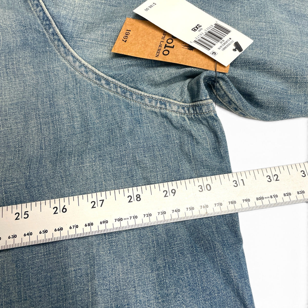 New Polo Denim Supply Button Up Shirt 3XB