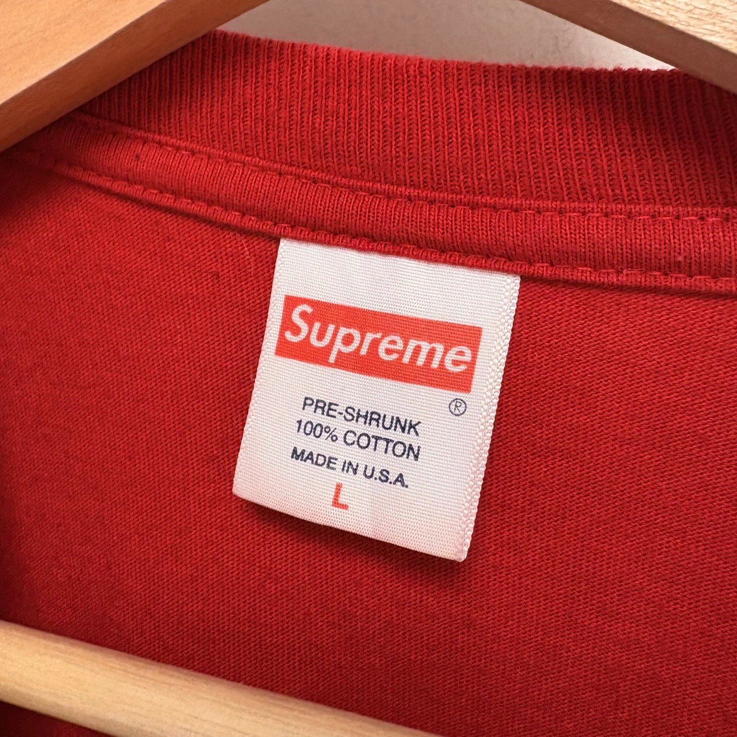 Supreme Prodigy Tee Red SS18 Mobb Deep Havoc t shirt L
