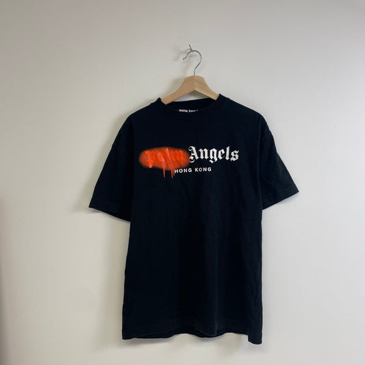 Palm Angels Hong Kong Sprayed Logo T-shirt M