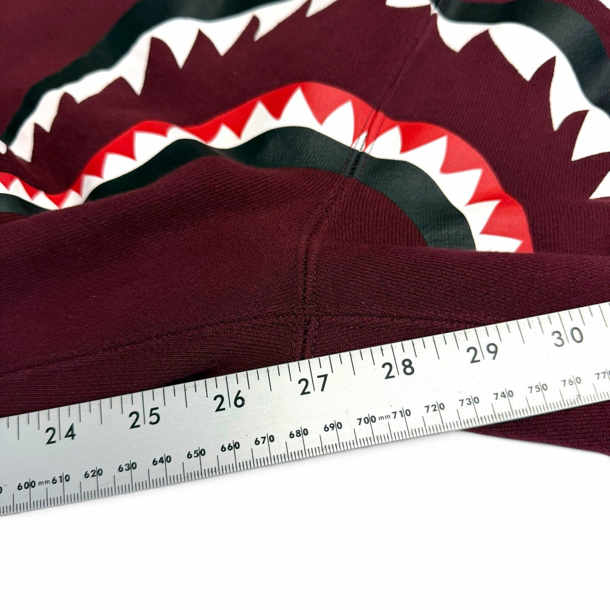 A Bathing Ape Red Bape Shark Sweatpants M