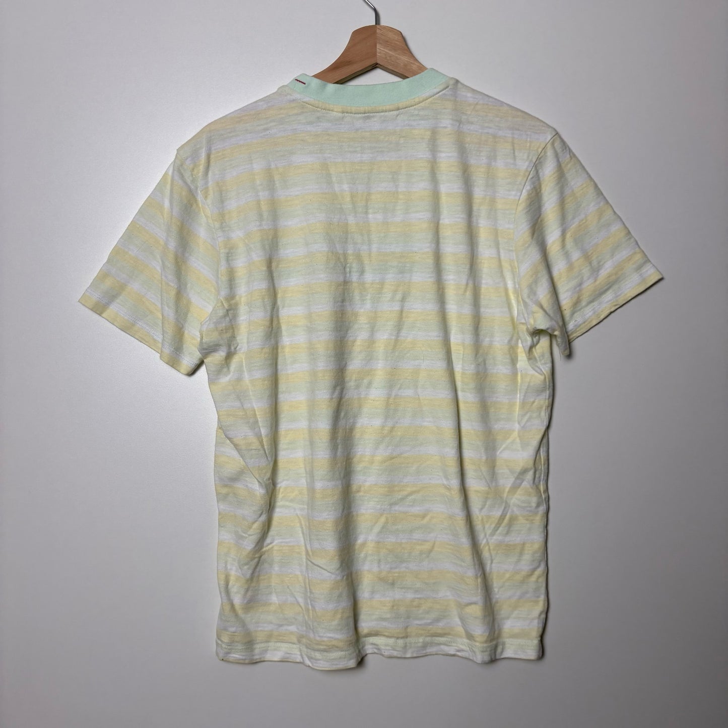 Asap Rocky Guess white green striped tee S
