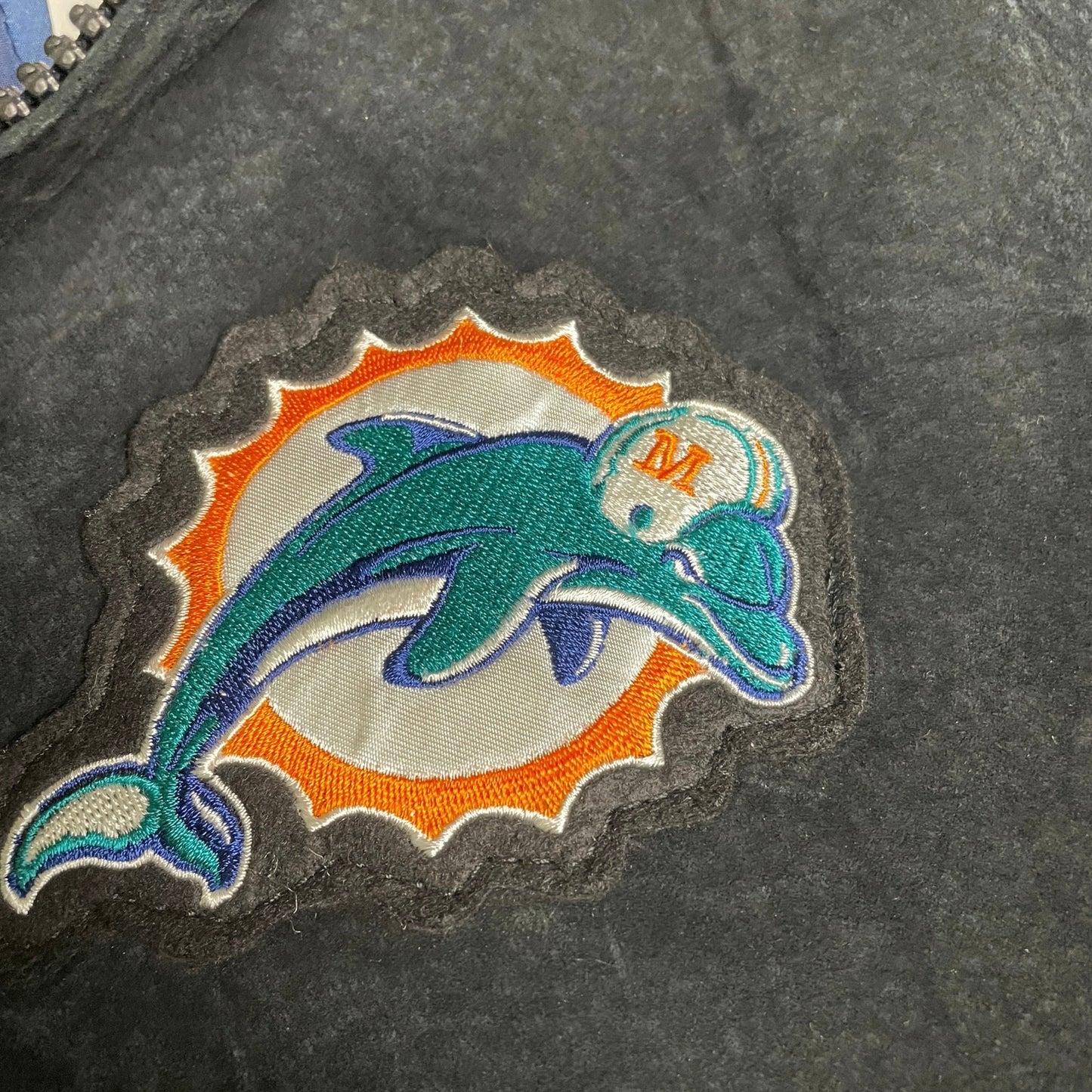 Miami Dolphins vintage suede jacket