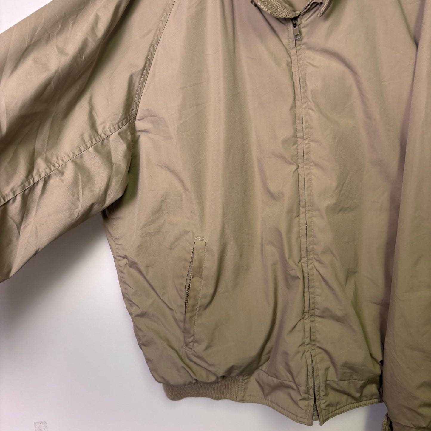 Vintage Eddie Bauer brown puffer bomber jacket XL
