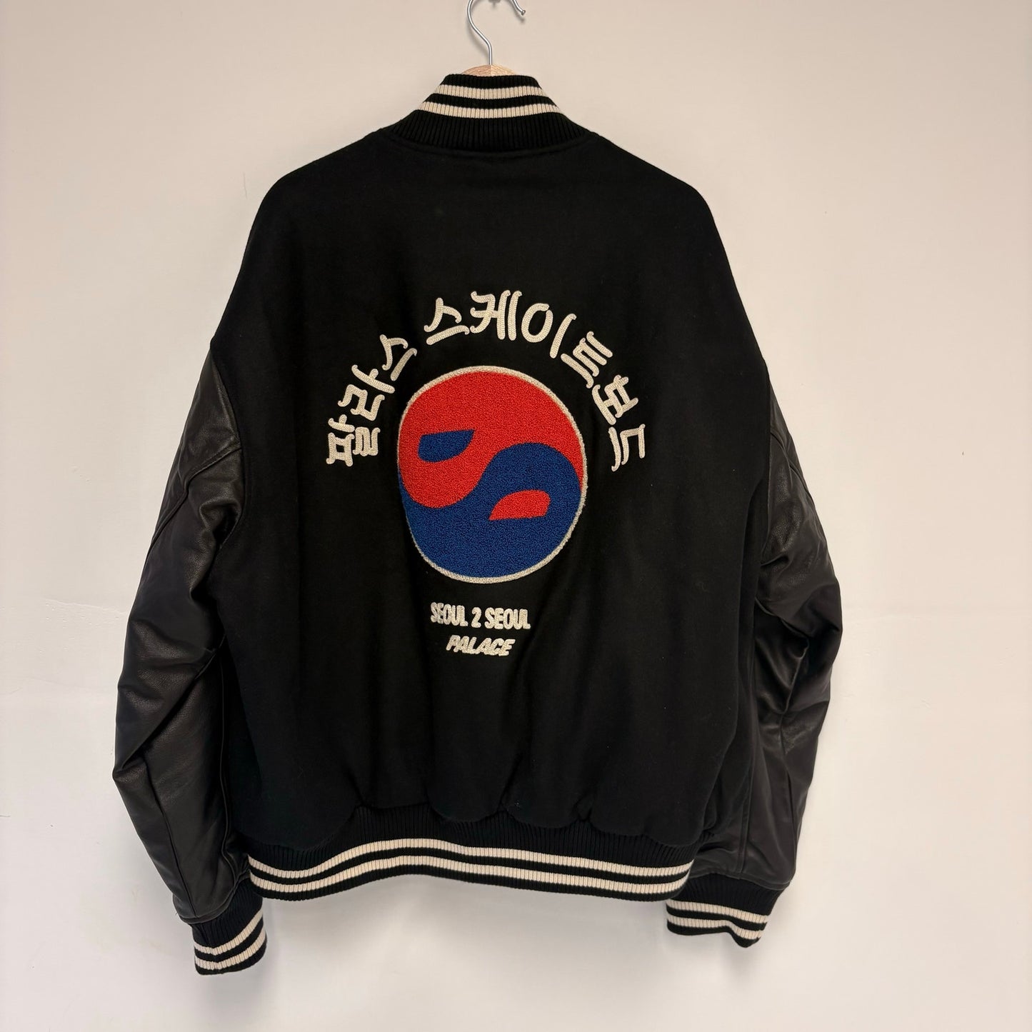 Palace Seoul 2 Seoul Varsity Jacket Black XXL
