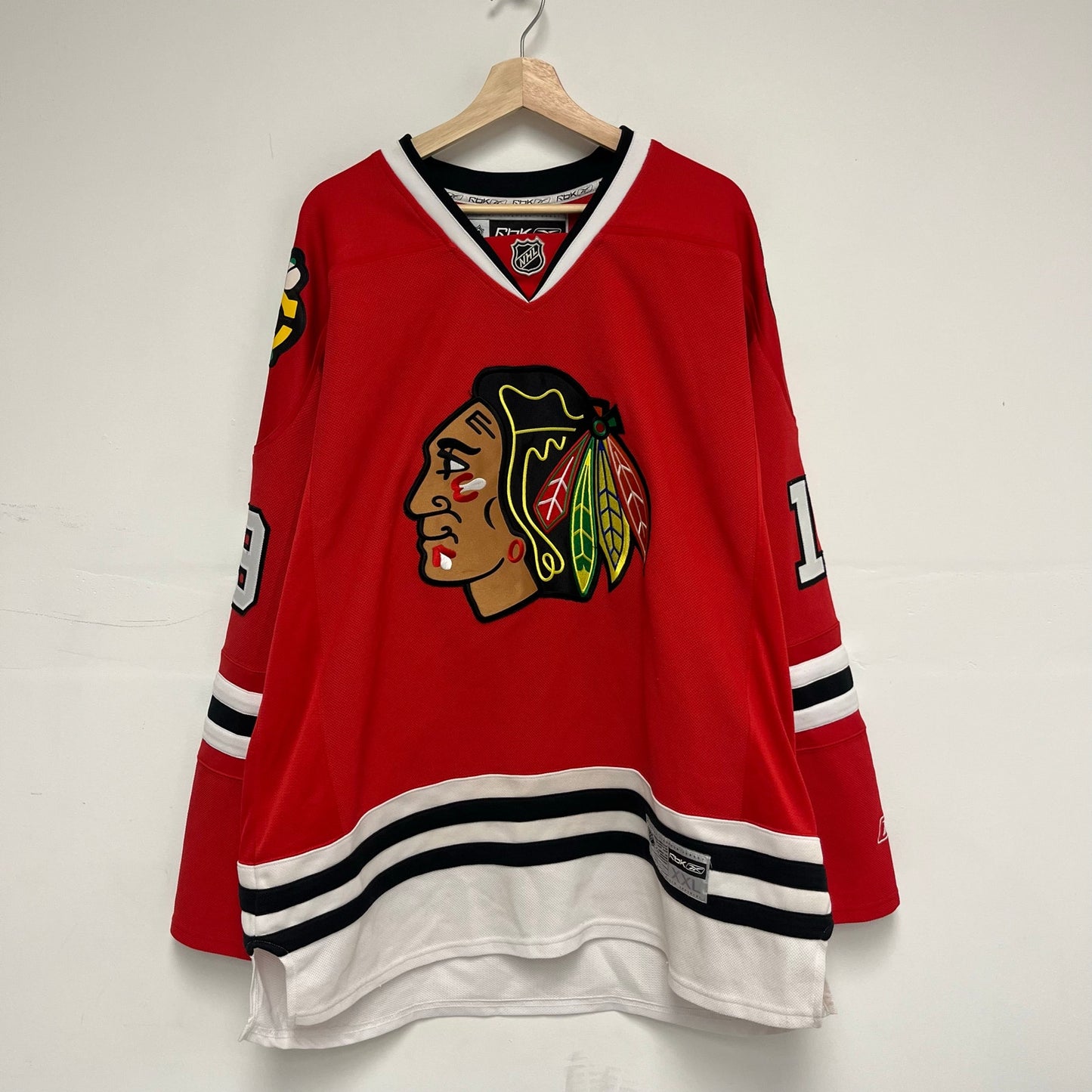 00’s Jonathan Toews Chicago Blackhawks Reebok NHL Jersey Size XXL