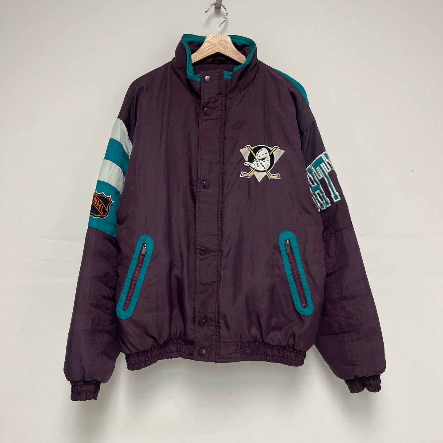 Vintage Starter Might Ducks Jacket L
