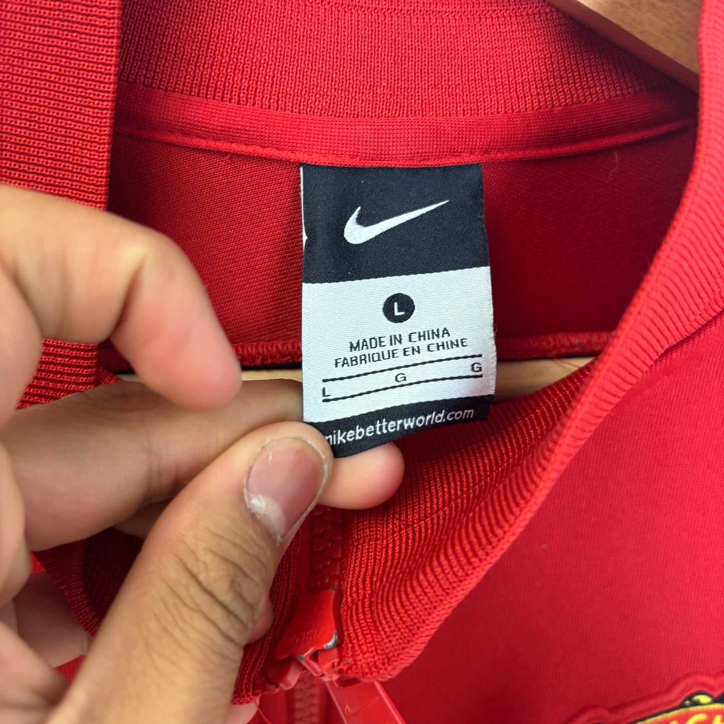 Nike Manchester United Warmup Jacket L