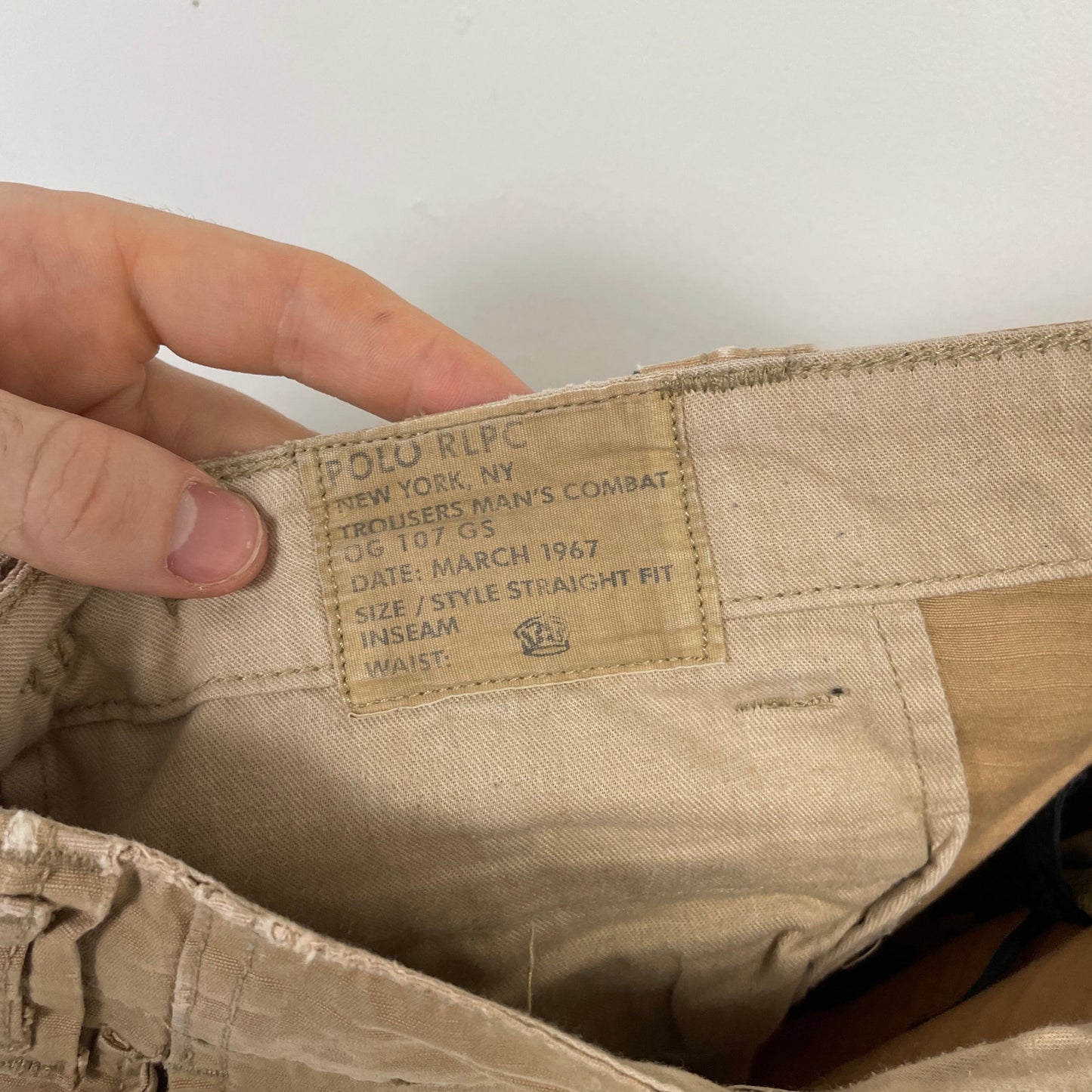 Vintage polo ralph lauren military cargo pants 34