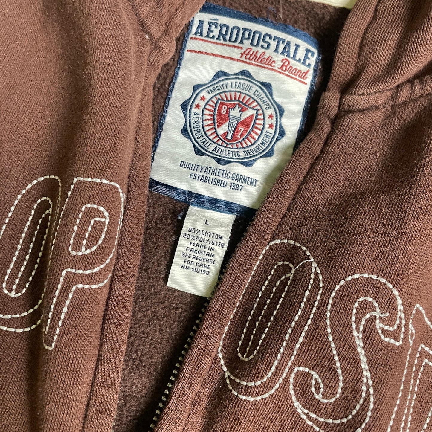 Aeropostale vintage track zip up sweater