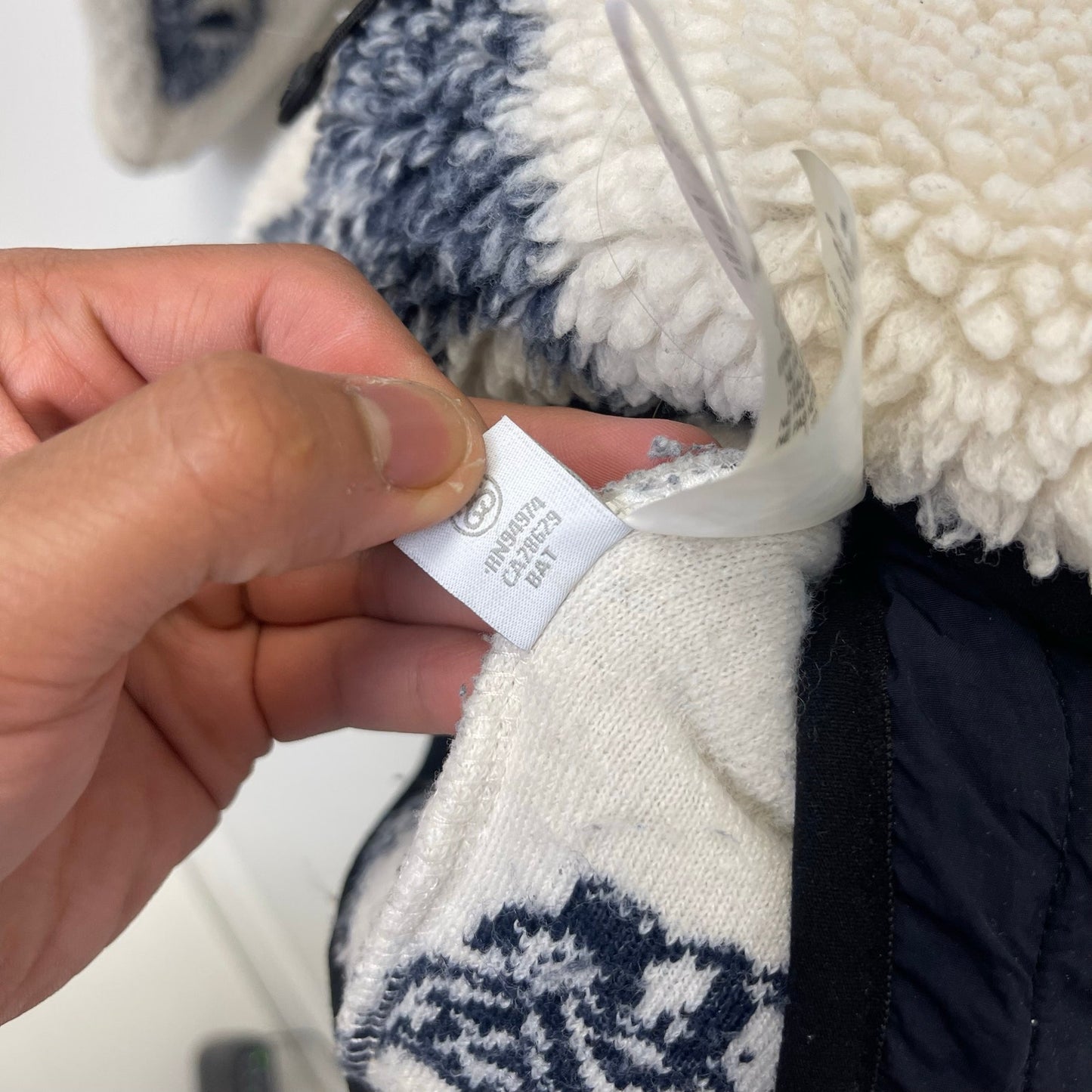 Stussy Mask Jacquard Sherpa Jacket Fleece M