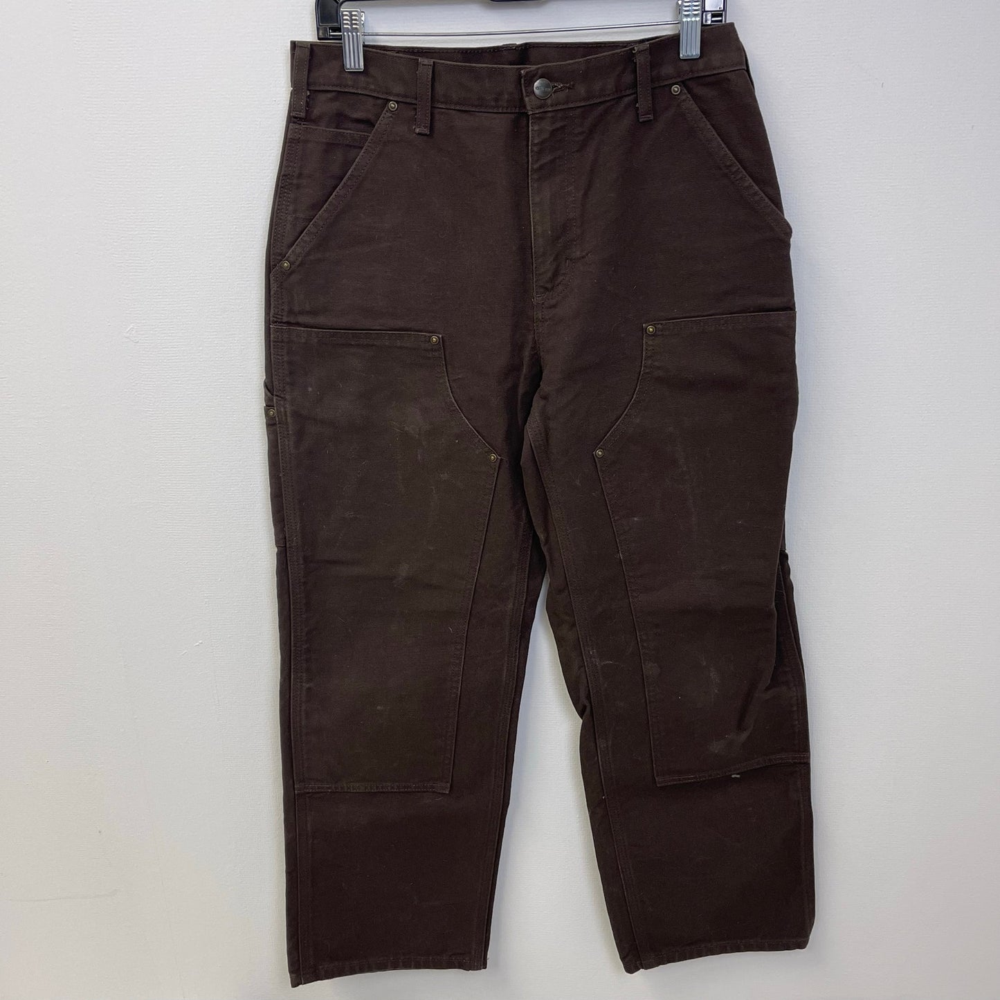 Carhartt double knee mocha brown pants 32