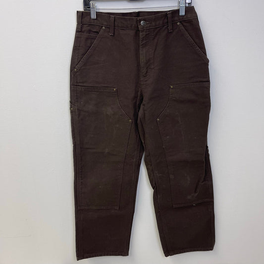 Carhartt double knee mocha brown pants 32