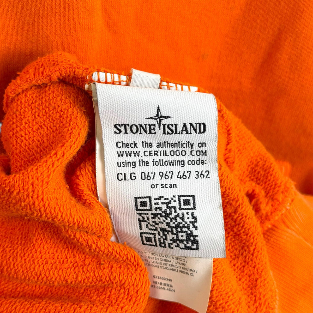 Stone Island Orange pocket Sweater XL