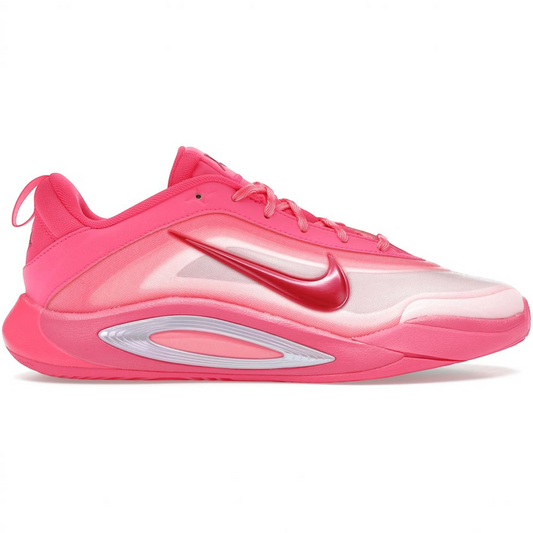 vsresell Nike A One sneakers in vibrant pink with a translucent side panel and metallic swoosh detail