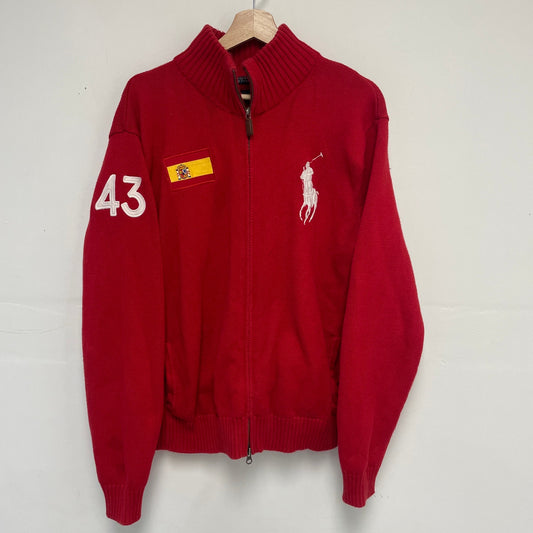Vintage polo ralph lauren spain big pony knit sweater XL