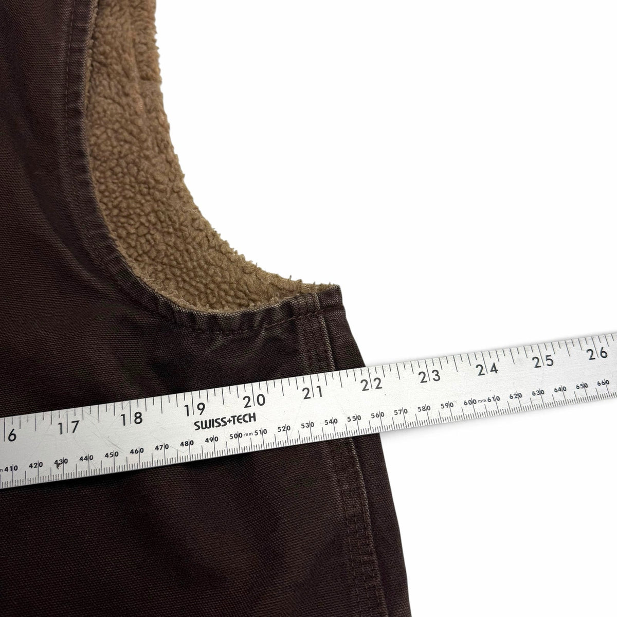 Carhartt Brown Sherpa Lined Vest M
