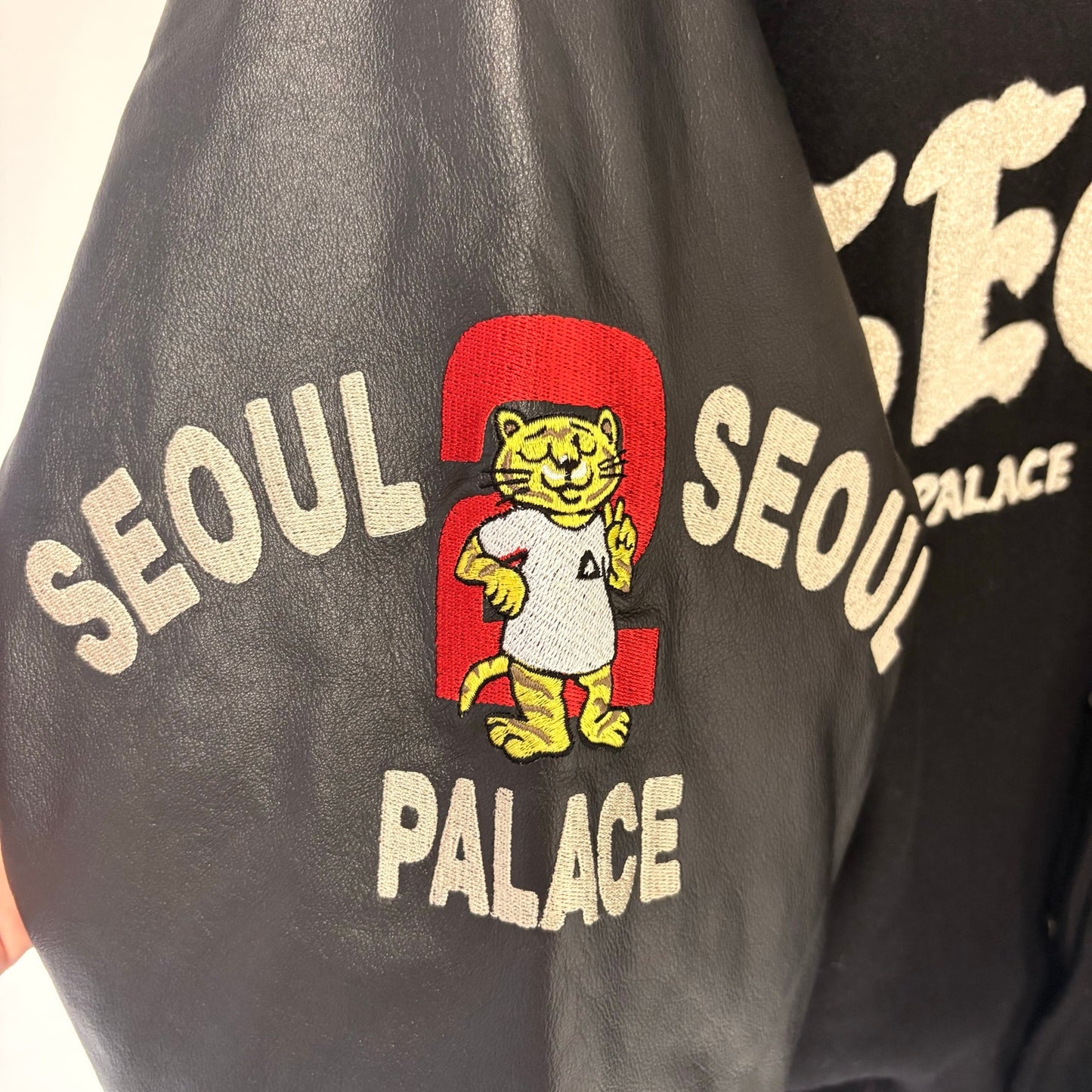 Palace Seoul 2 Seoul Varsity Jacket Black XXL