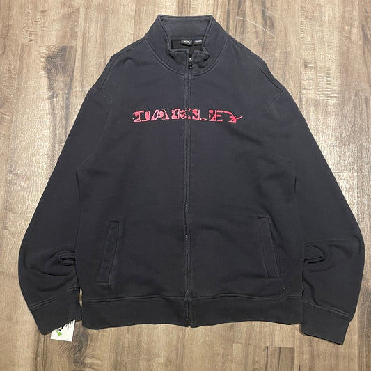 OAKLEY Y2K Full zip sweater L