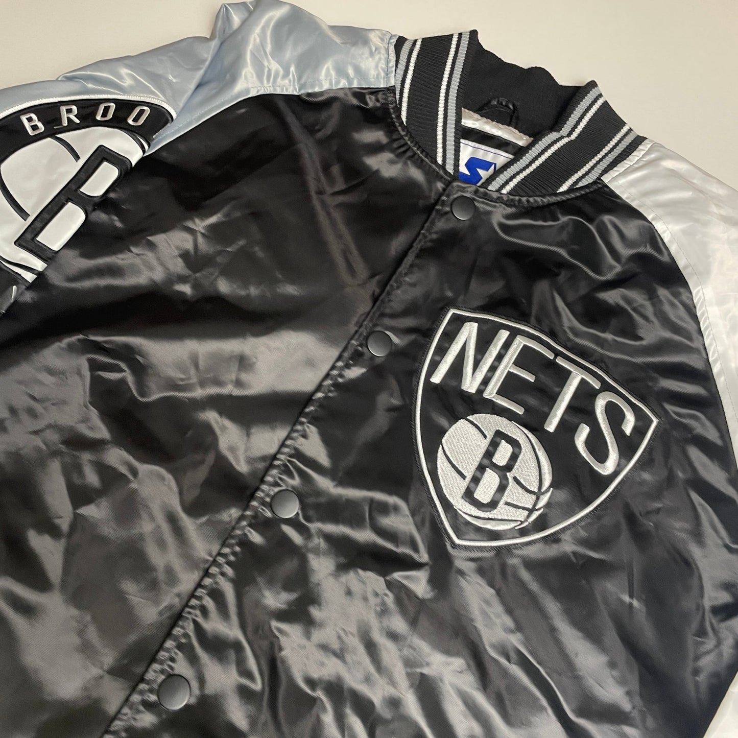 Starter Brooklyn Nets satin jacket L