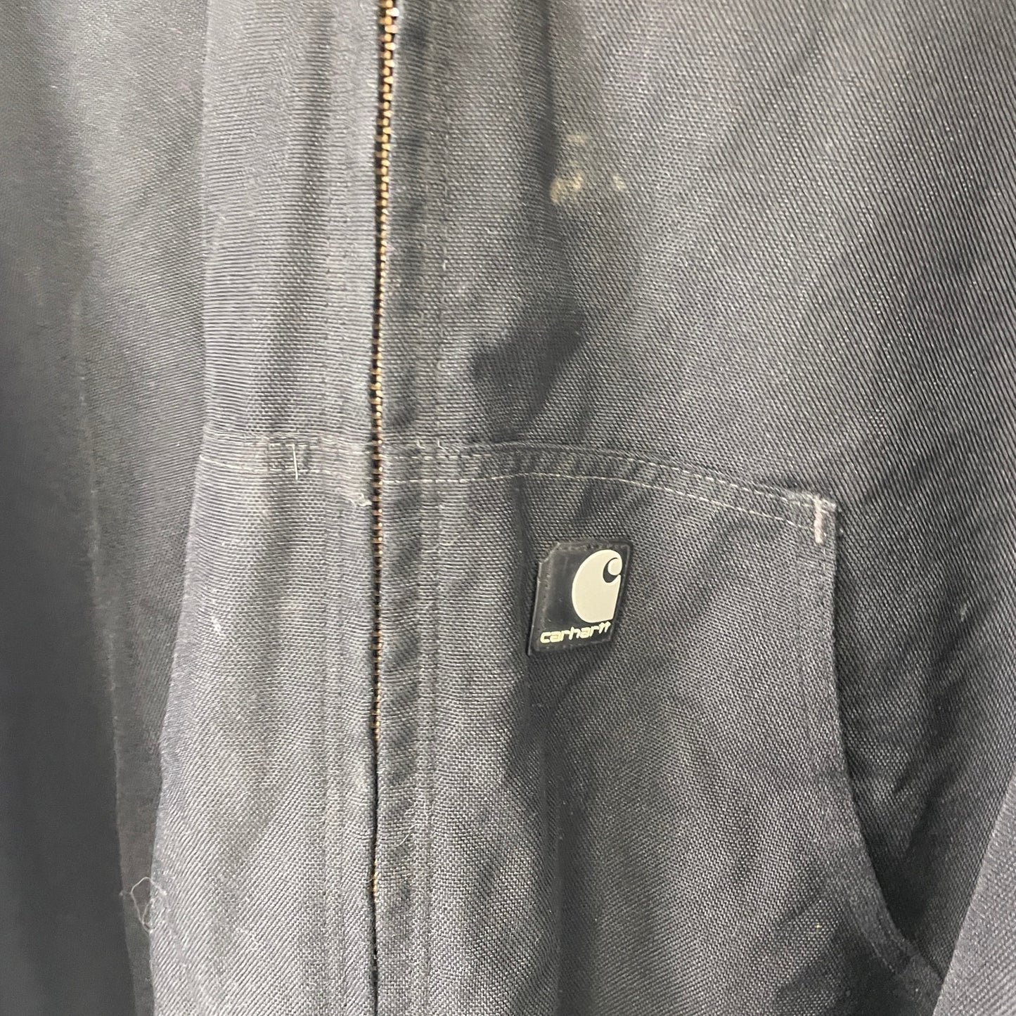 Vintage Carhartt hooded black jacket XXL