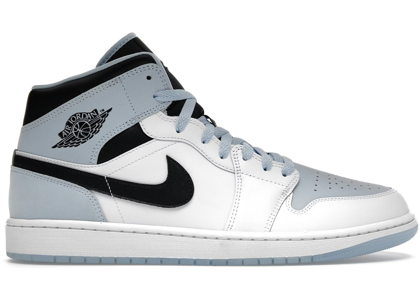 Jordan 1 Mid Ice Blue Size: 10
