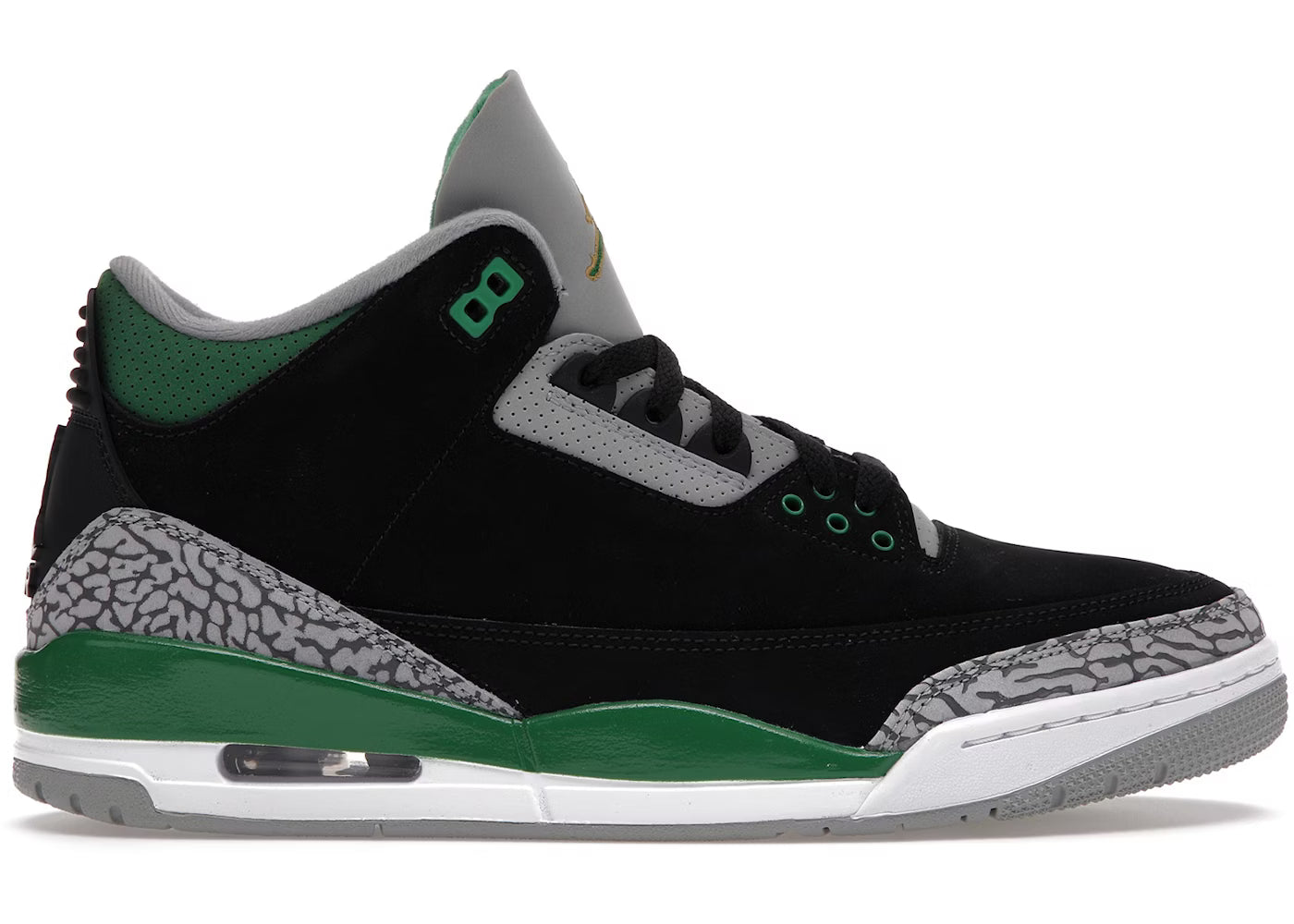 Jordan 3 Retro Pine Green Size: 10