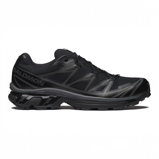 vsresell Salomon XT-6 black trail running sneakers with Gore-Tex technology and technical mesh upper