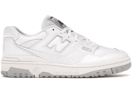 New Balance 550 White Grey Size: 11.5